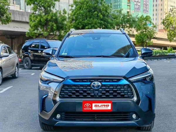 Toyota Corolla Cross Hybrid 2020 màu Xanh xám